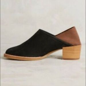 Allblack Colorblock Fold-back Booties